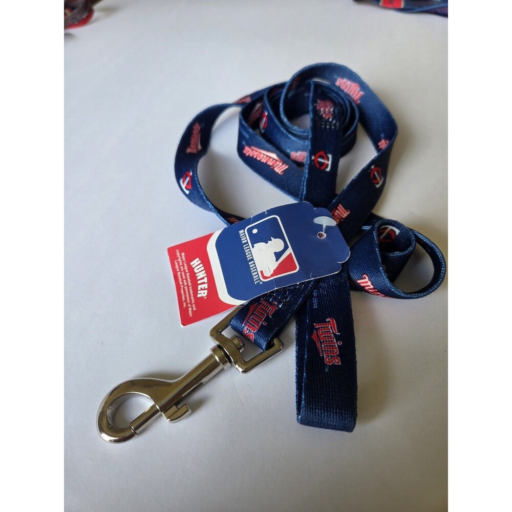 Minnesota Twins Logo Hunter DOG LEASH  Lanyard Blue Red MLB Baseball NWT